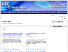 Tablet Screenshot of ledconsumer.com